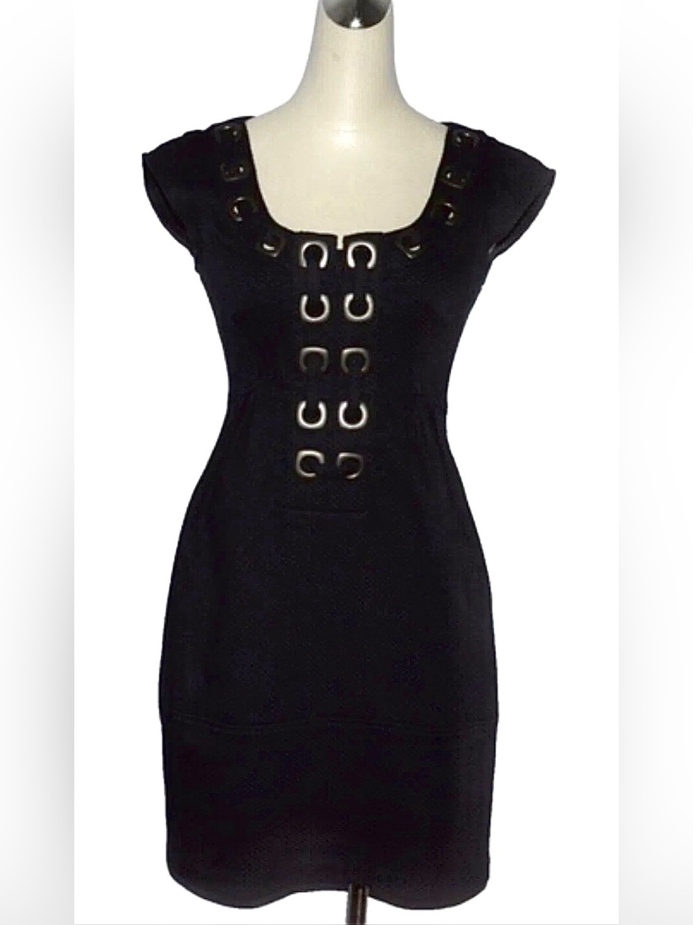 Nanette Lepore. Black Workaholic sleeveless dress size 4